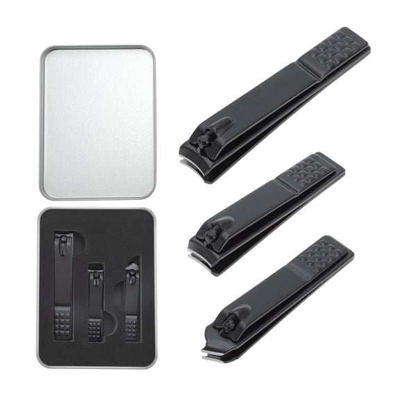 Vocoste 1 Set Durable Nail Clipper Kit for Women for Men Black