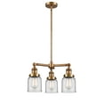 thumbnail image 4 of Innovations Lighting - Bell - 3 Light Chandelier In Industrial Style-11 Inches, 4 of 7