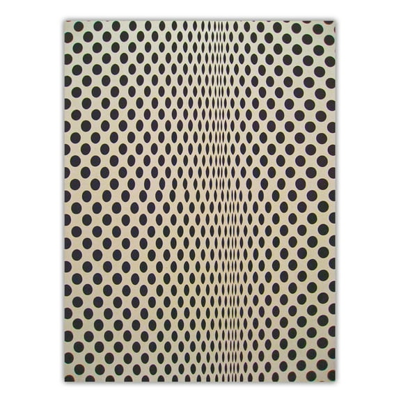 Bridget Riley Famous Painting Reproductions 《Metamorphosis》 Canvas Print, Abstract Wall Art Paintings for Living Room Bedroom Kitchen Office Bar Home Decor 80x115cm Unframed