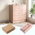 thumbnail image 4 of Ktaxon Pink 3 Drawer Dresser Nightstand Modern Wood Chest of Drawers Bedroom Pink Finish, 4 of 12