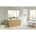 thumbnail image 3 of Altair-14 72" Double Bathroom Vanity in Washed Light Brown with Grain White, 3 of 16