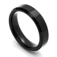 thumbnail image 2 of Men Women Tungsten Carbide Wedding Band Ring 6mm Comfort Fit Beveled Edges For Men & Women, 2 of 3
