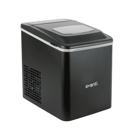 Open Box Avanti AVIM2625BK Mighty Ice 26lb. Countertop Bullet Ice Maker in Black