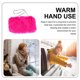 thumbnail image 3 of unbranded Warm and Delicate Hand Warmer Muff for Outdoor Use Polyester Rosy Portable Winter Accessory, 3 of 6