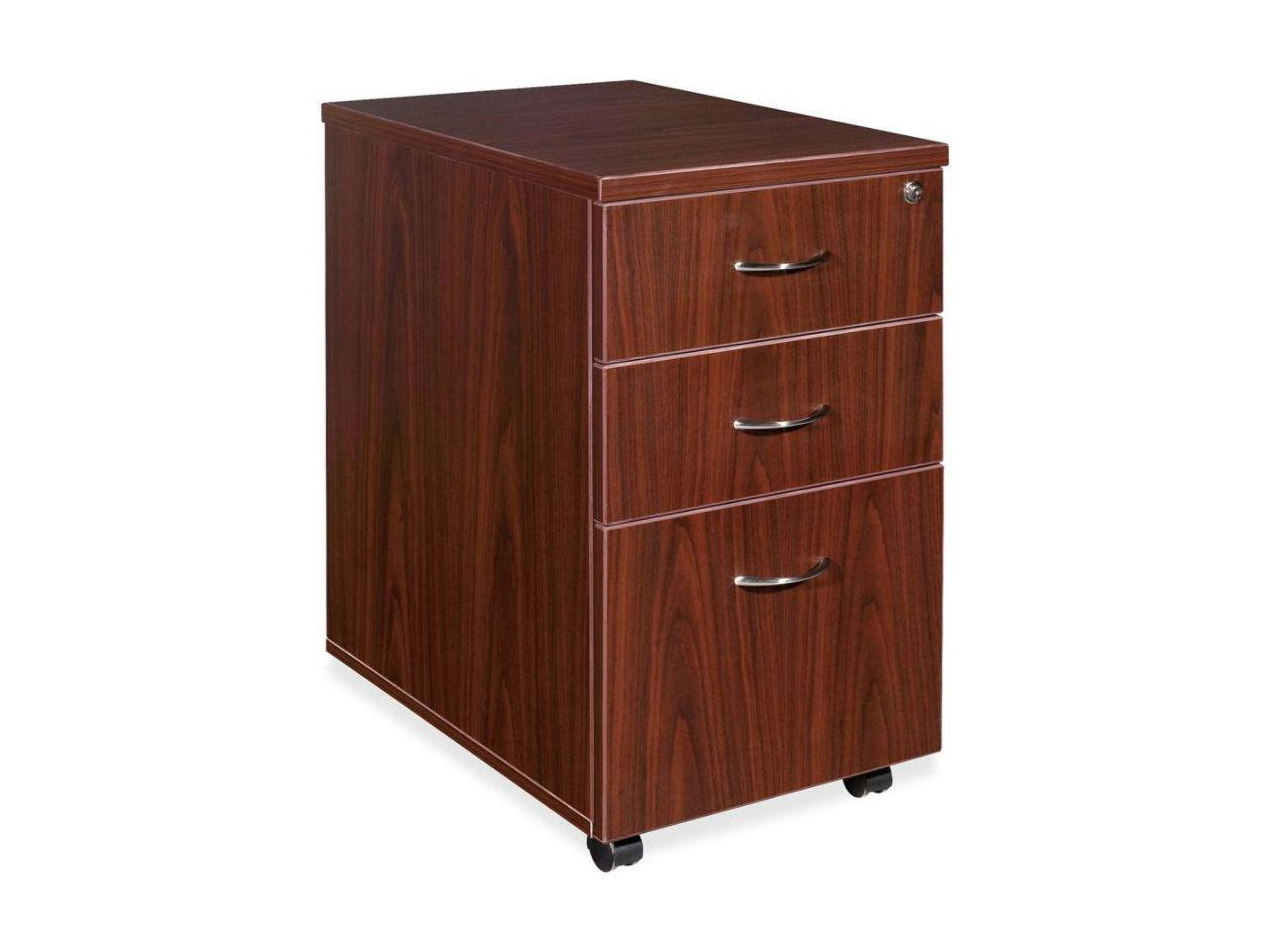Lorell, Essentials Pedestal - 3-Drawer, 1 Each