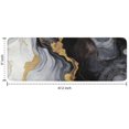 thumbnail image 7 of Black White Gold Marble Pattern Kitchen Rug Mat,Kitchen Runner Rugs Non Skid Washable,Decorative Kitchen Floor Mats for Kitchen,Sink,Laundry,17"x47.2", 7 of 7