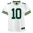 thumbnail image 2 of Youth Nike Jordan Love White Green Bay Packers Game Jersey, 2 of 3