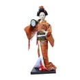 thumbnail image 3 of Figura de muñeca de kimono de Geisha japonesa, figura de regalo, estatua coleccionable, figura de Geisha para dormitorio, estantería, sala de estar y Estilo A, 3 of 8