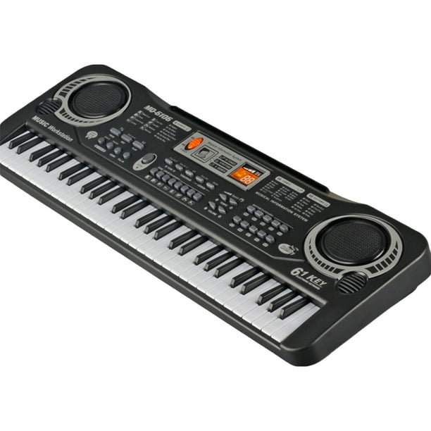 Electronic Organ 61 Keys Musical Electronic Keyboard with Microphone US