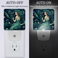 thumbnail image 2 of Mermaids LED Square Night Lights for Bedroom and Living Room, Decorative Mood Lighting with Remote Control – Energy Efficient & Versatile Illumination, 2 of 6