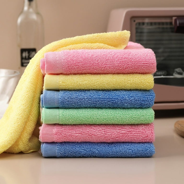 Kitchen Towels Quick Dry Washcloths, 16x27cm Coral Velvet Dishtowels  Multipurpose Reusable Dish Cloths, Soft Tea Towels Absorbent Cleaning  Cloths Double-Sided Microfiber Towel Lint Free Cleaning Rags,Random Color