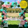 thumbnail image 3 of Flamingo Tropical Jungle Baby Shower Decorations Balloon Garland Arch Kit with Pink Green Balloons, 3 of 7