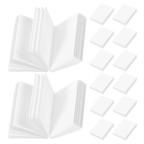 WRISTBIQUE 20-Piece Miniature Dollhouse Blank Book Set for Crafting, Accessories and Projects