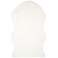 thumbnail image 2 of Safavieh Faux Sheep Skin Byrne Solid Area Rug, Ivory, 5' x 8', 2 of 8