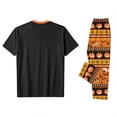 thumbnail image 4 of Matching Halloween Pajamas for Family Spider Web Ghost Short Sleeve Funny Pjs Pumpkin Candy Spooky Wide Leg Loungewear, Women:2XL, 4 of 6