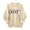 Khaki, variant on Enjoytime Christmas Long Sleeve Shirts for Women Casual Crewneck Printed Sweatshirts Top Fall Winter Womens Clothes 2025