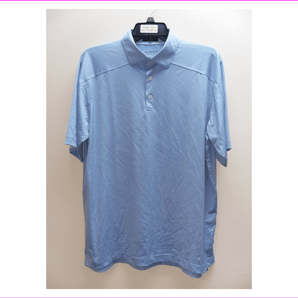 Byron Nelson Men's Performance Golf Polo Shirt, Light Blue, S - Walmart ...