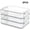 3pcs, variant on 3/5pcs Portable Storage File Boxes, Transparent Plastic Storage Bins, Office Organization and Storage, Perfect for Stationery, Durable Home Organizer Boxes with Lids, Each Container 13.5X9.3X2.8 in
