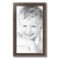 thumbnail image 2 of ArtToFrames 12" x 21" Muted Silver Picture Frame, 12x21 inch Silver Wood Poster Frame (WOM-4626),  Pack, 2 of 8