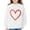 White, variant on KAUOD Girls Cute Heart Print Sweatshirts Long Sleeve Crew Neck Ribbed Cuffs Pullover Tops Teen Kids Cotton Soft Clothes