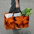 thumbnail image 7 of Maple leaves Large Foldable Oxford Cloth Easter Basket Tote Bag Shopping Bags Decorative Box, 7 of 7
