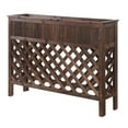 thumbnail image 3 of Designs2Go 48" Patio Planter in Weathered Cedar Cinnamon Wood Finish, 3 of 3