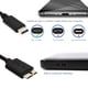 thumbnail image 4 of 2X Cable de Disco Duro, USB 3.1 Tipo-C Macho Una USB 3.0 -B Cable de Datos Macho para Teléfono con Tableta, 4 of 5