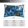 thumbnail image 4 of Disketp Pillow Covers Turtle Pattern Throw Pillow Case Cushion Covers,Cushion For Bedroom,Couch,Home-16"X24", 4 of 9