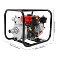 thumbnail image 3 of 196CC Modern Water Pump 4-stroke Single-cylinder Water Transfer Pump 4L/1.06Gal, 3 of 10