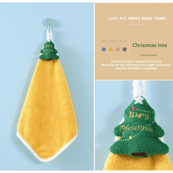 Christmas Hand Towel - Bathroom & Kitchen Towel