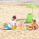 thumbnail image 4 of Sillas de playa plegables para niños con sombrilla LzGUNGY tumbonas reclinables de jardín multifuncionales, 4 of 5