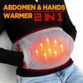 thumbnail image 2 of Heating Pad for Period Cramps, Electric Heated Waist Belt for Women, 3 Heat Levels Portable Belly Heating Pad with Hand Pockets, Machine Washable, 2 of 12