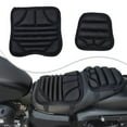 thumbnail image 1 of 2Pcs Motorcycle For Seat Cushion Set Gel Cover Pad Pressure Relief, 1 of 9