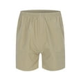thumbnail image 5 of JAJAHO Mens Sports Jogging Shorts Elastic Waist Loose Fit Stretchy Soft Solid Color Summer Running Shorts Classic Bottoms, 5 of 8