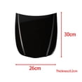 thumbnail image 4 of Mini Car Hood Panel Model Display Accessory Size 26x30cm , for Product Testing, Training, Showcase Display Professional Black, 4 of 8