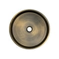 thumbnail image 4 of Eden Bath EB_SS003AT Round 15.75-in Stainless  Vessel Sink + Rim Antique + Drain, 4 of 7