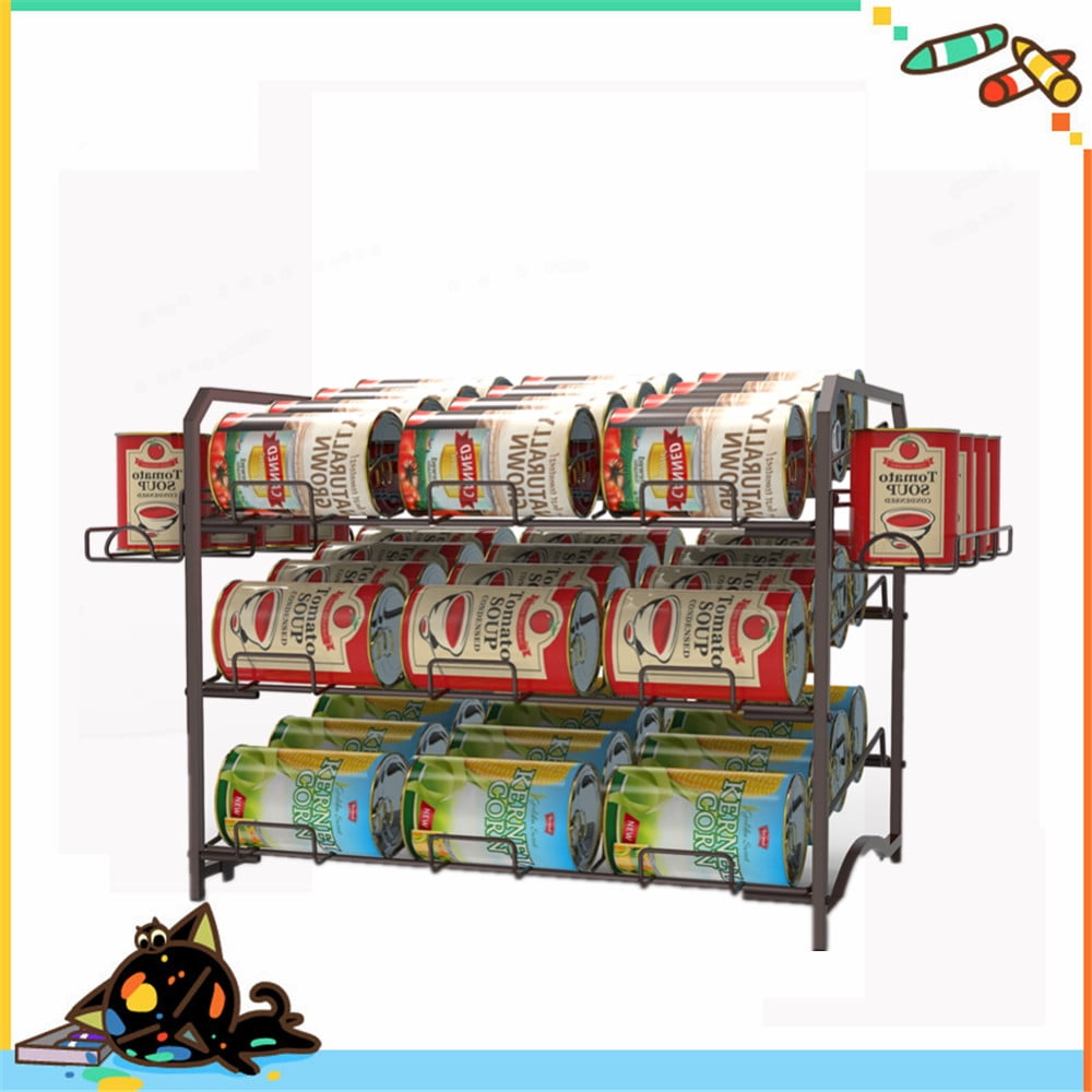 3 Layers Can Holders for Pantry for Kitchen or CounterTop