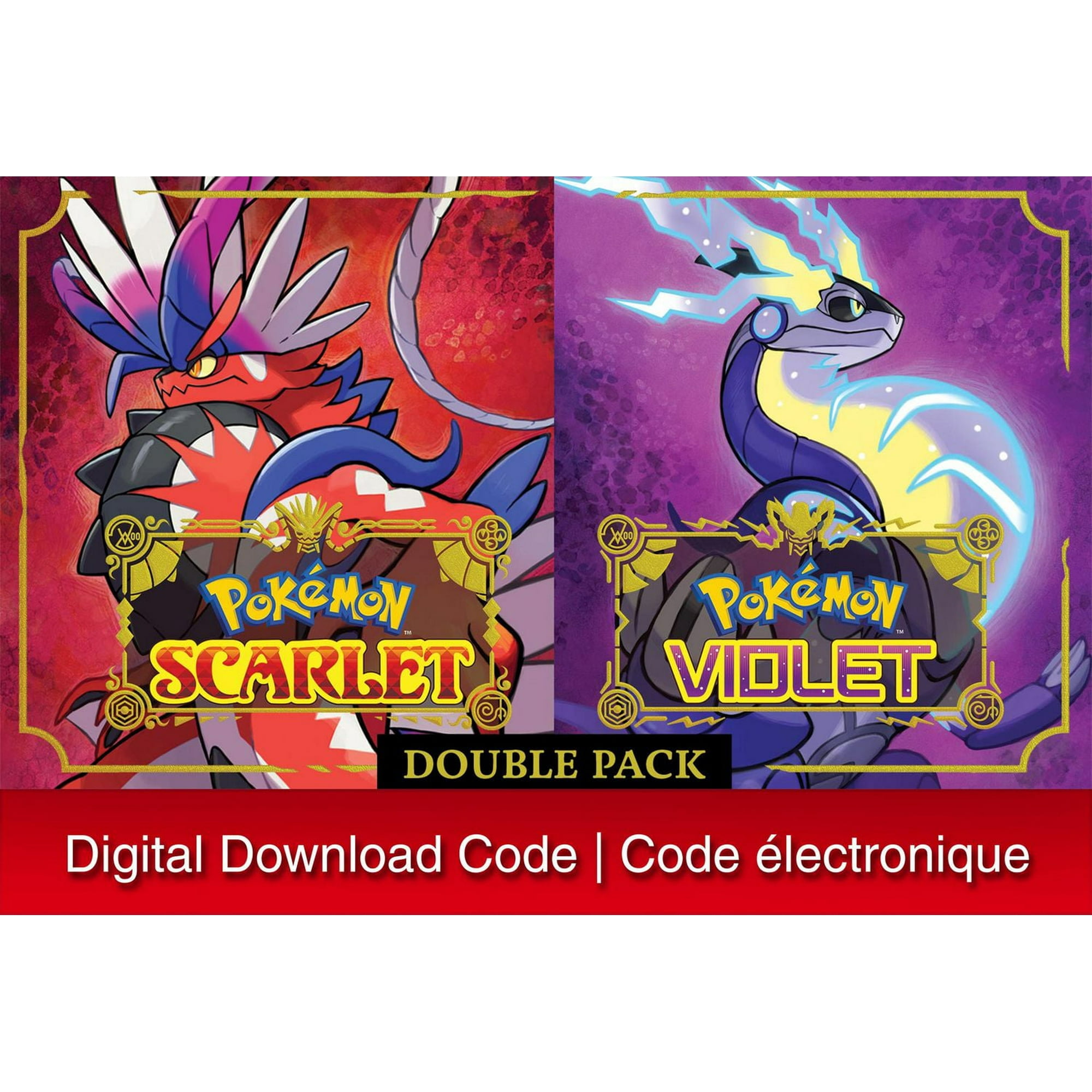 Pokemon Scarlet & Pokemon Violet Double Pack - Nintendo Switch