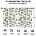 thumbnail image 2 of Blackout Kids Curtains,LightColor Cartoon Dinosaurs Leaves Pattern Childrens Insulated Curtains Set Of 2,Bedroom Essentials,Toddler Room Decor 42"x54", 2 of 5