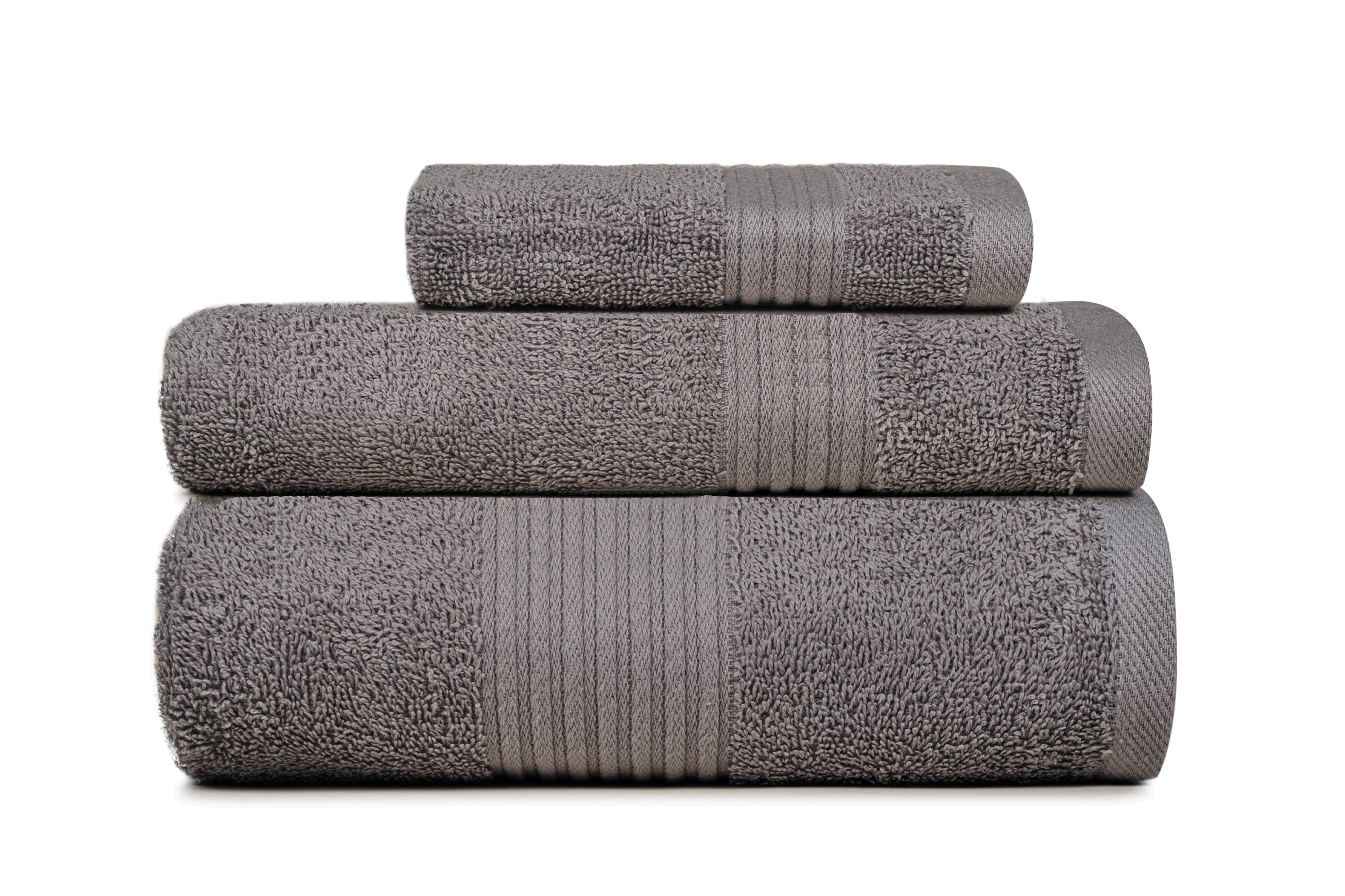 Dewall Maisons Luxurious 18-Piece Dark Grey Towel Set For Complete Bath Experience - Ultra-Soft 100% Cotton - Includes 4 Bath Towels, 6 Hand Towels, 8 Washcloths - Ideal For Daily Use