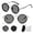 Silver, variant on Flexitint Retro Glasses – Adjustable Tint Sunglasses with Built-in ND Filter (1-9 Gear Control)