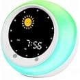 thumbnail image 1 of Sun & Moon Rise Kids Alarm Clock Children S Sleep Trainer Sleep Sound Machine Wake Up Light & Night Light Teach Kids Day & Night Banmo, 1 of 5