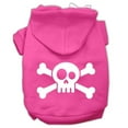 thumbnail image 4 of Pet Dog and Cat Hoodie Screen Printed, "Skull  Crossbones", 4 of 10