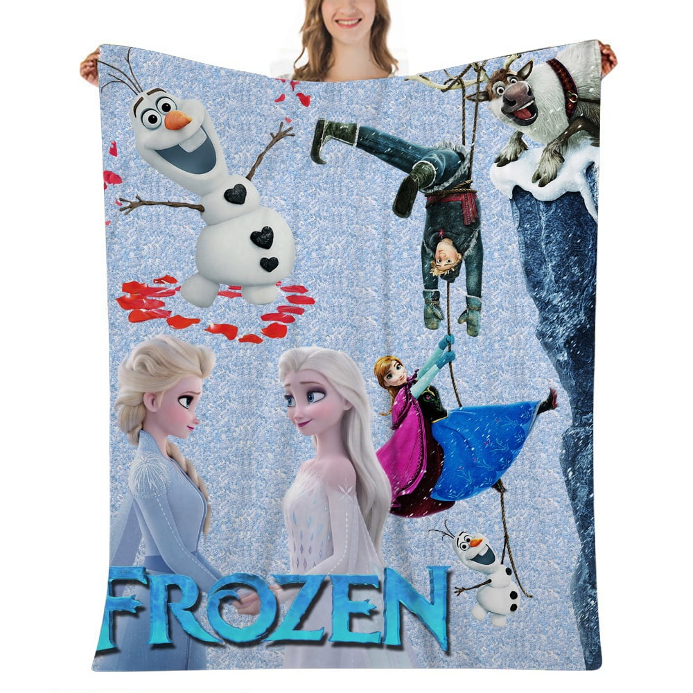 Frozen Soft Cotton Thermal Blanket Queen Blankets Soft Cozy Warm