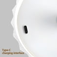 thumbnail image 4 of Lámpara Botella Inalámbrica Escritorio para Sala Estar () Blanco, 4 of 6