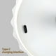 thumbnail image 4 of Lámpara Inalámbrica para Botella Vino Mesa LED RGB 3 Colores Recargable () Blanca, 4 of 9