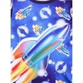 thumbnail image 5 of ATAIKU 3-8Y Toddler and Little Boy Pajamas Set Kids Long Sleeve Tee and Pants Rocket Sleepwear Boys 2-Piece Jammies, 5 of 10