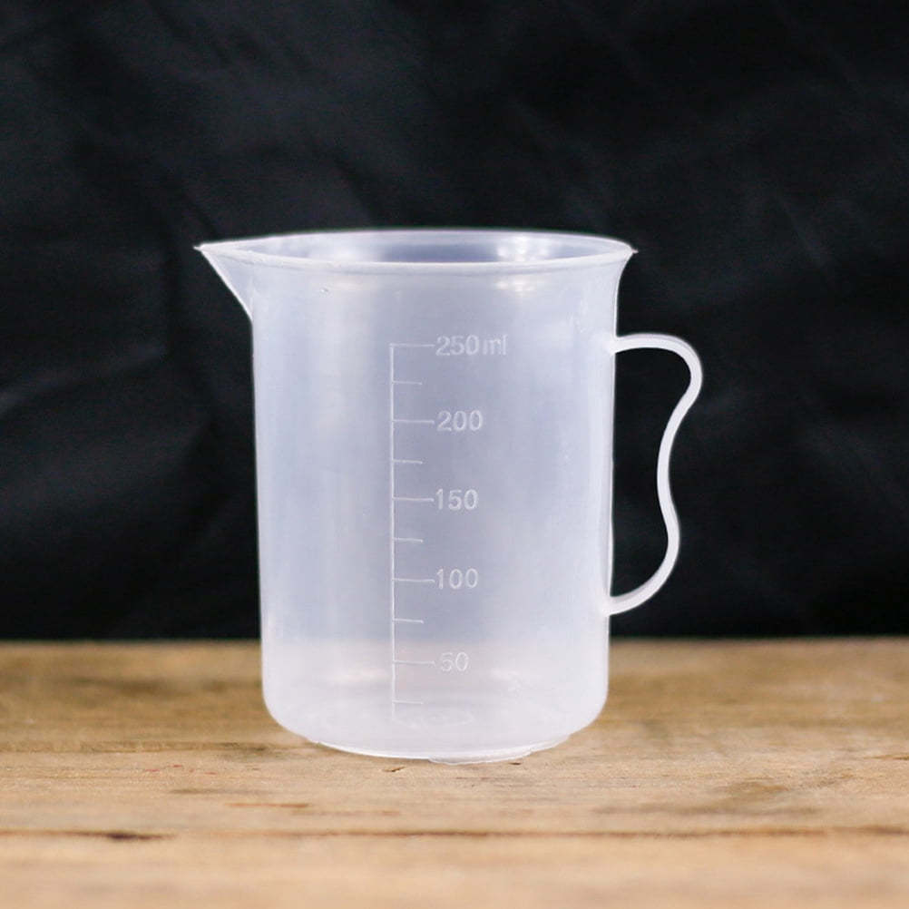 PAMINGONO 4-Piece Transparent PP Measuring Cups with Handles for Baking, Cooking, Liquid Measurement, and Kitchen Use