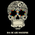 thumbnail image 2 of LA Pop Art Women's Word Art T-Shirt - Dia De Los Muertos, 2 of 2