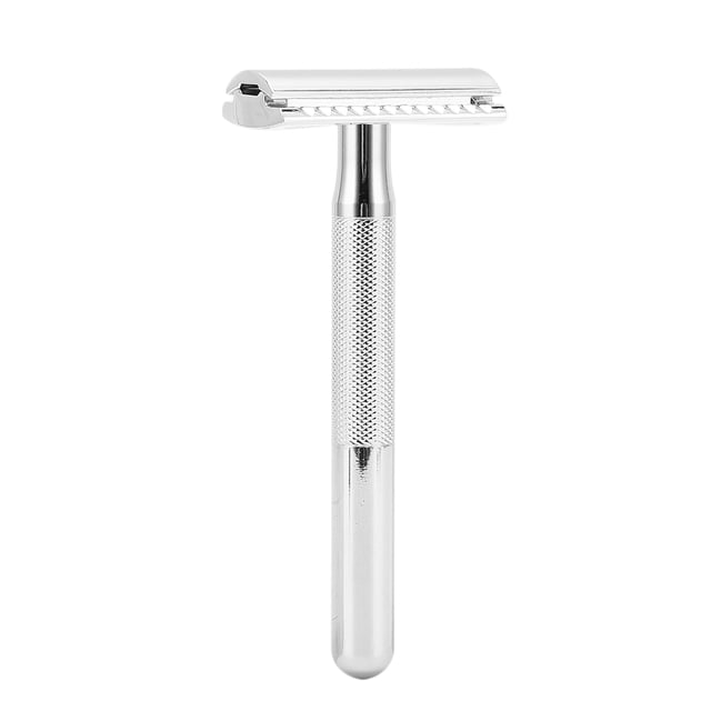 Men Razor,Long Handle Safety Razor Double Edge Razor Manual Shaver Advanced Technology